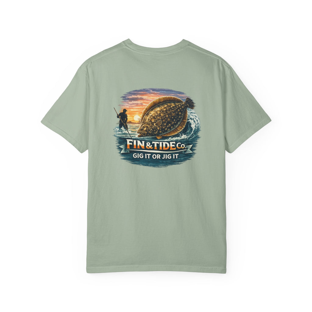 Flounder Graphic T-Shirt — Coastal Fishing Tee