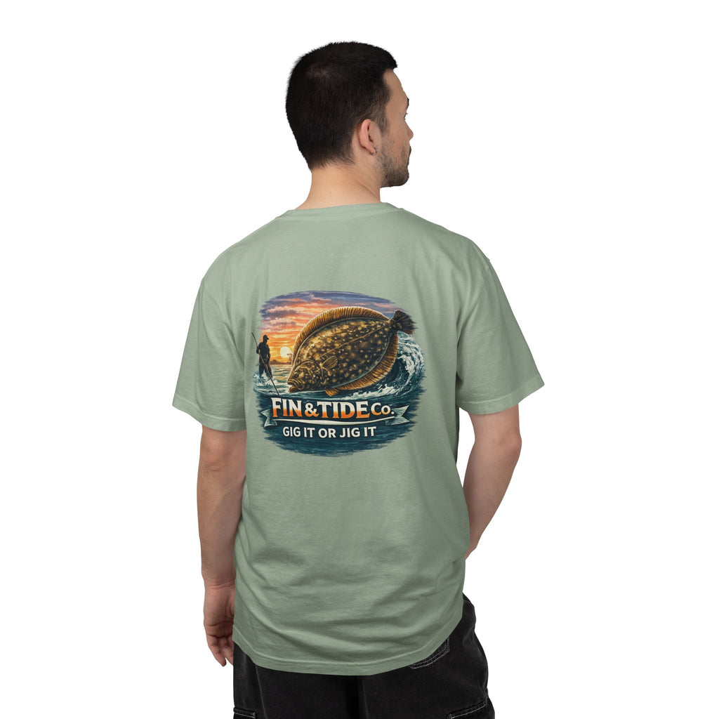 Flounder Graphic T-Shirt — Coastal Fishing Tee